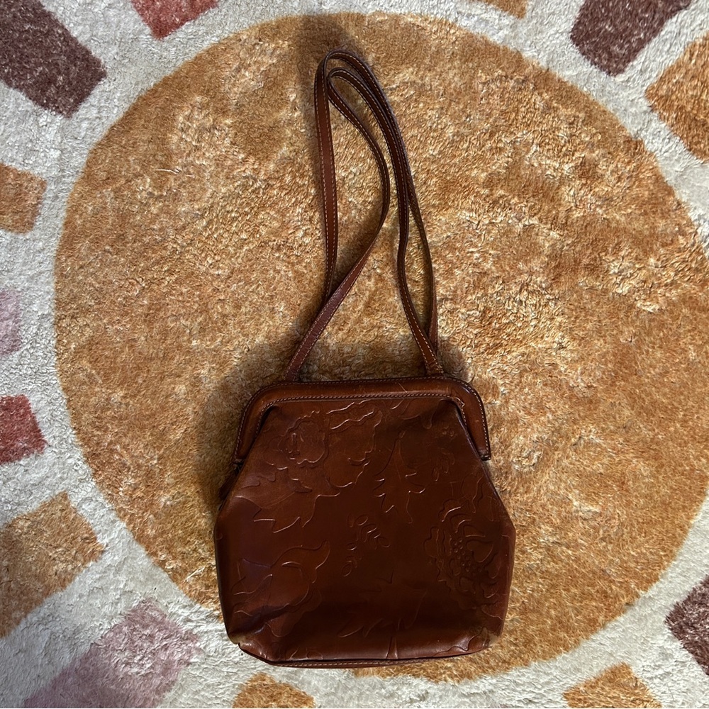 Cristian brown vintage Italian leather shoulder bag